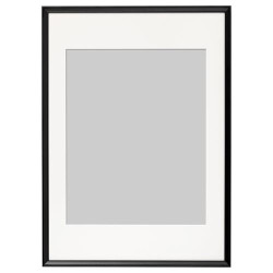 IKEA KNOPPÄNG - siyah çerçeve, 50x70 cm (siyah)
