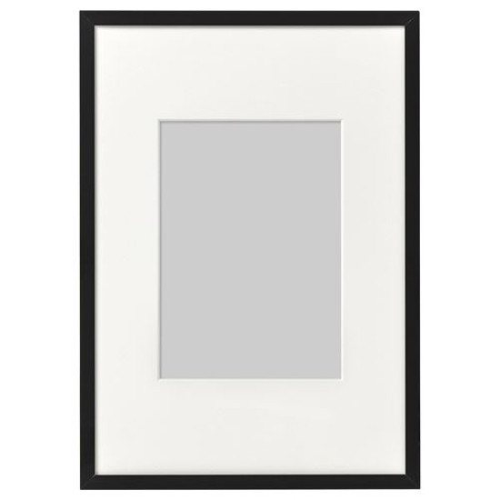 IKEA LOMVIKEN - siyah çerçeve, 21x30 cm (siyah)