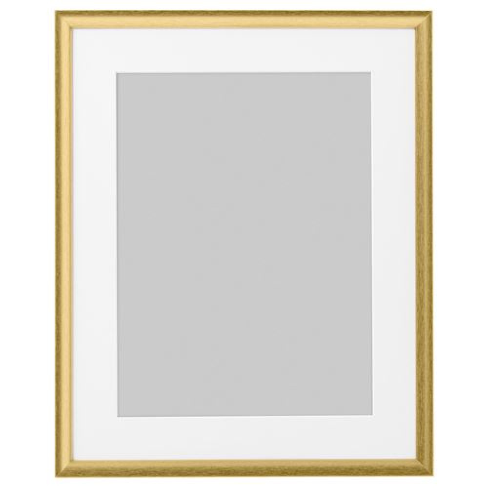 IKEA SILVERHÖJDEN - renkli çerçeve, 40x50 cm (altın rengi)