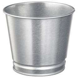 IKEA BINTJE - çelik saksı, 9 cm (galvanizli)