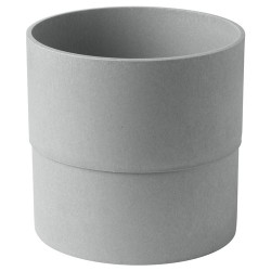 IKEA NYPON - plastik saksı, 19 cm (gri)