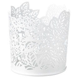 IKEA SAMVERKA - tealight mumluk, 8 cm (beyaz)