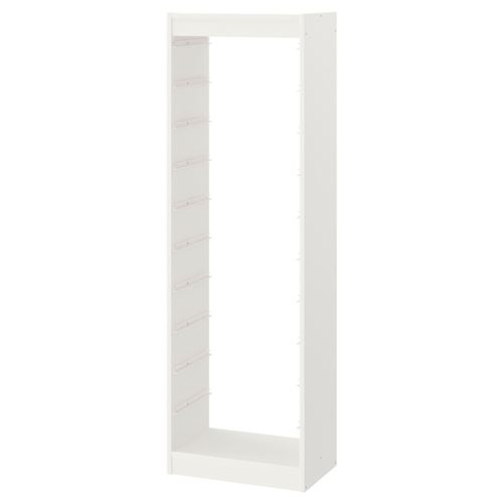 IKEA TROFAST - saklama ünitesi iskeleti, 46x30x145 cm (beyaz)