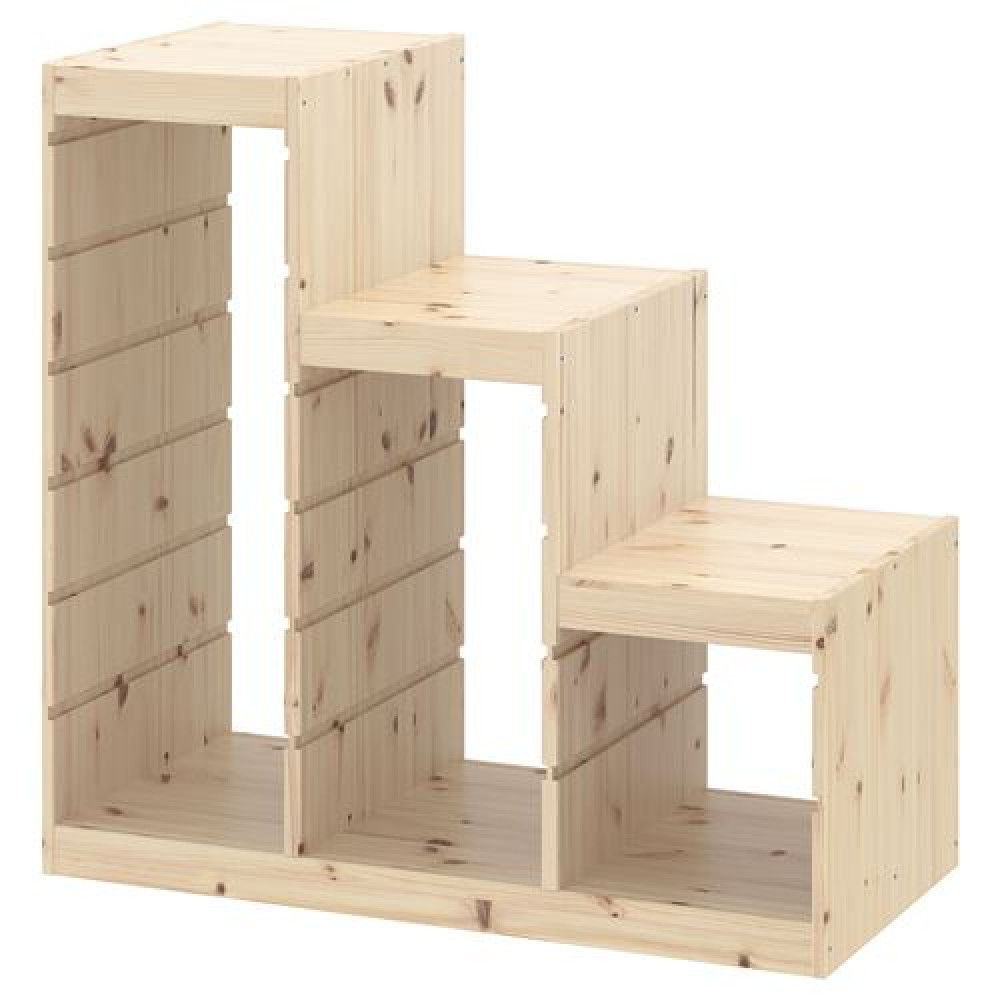 IKEA TROFAST - saklama ünitesi iskeleti, 94x44x91 cm (açık beyaz vernikli çam)