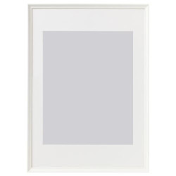 IKEA KNOPPÄNG - beyaz çerçeve, 50x70 cm (beyaz)