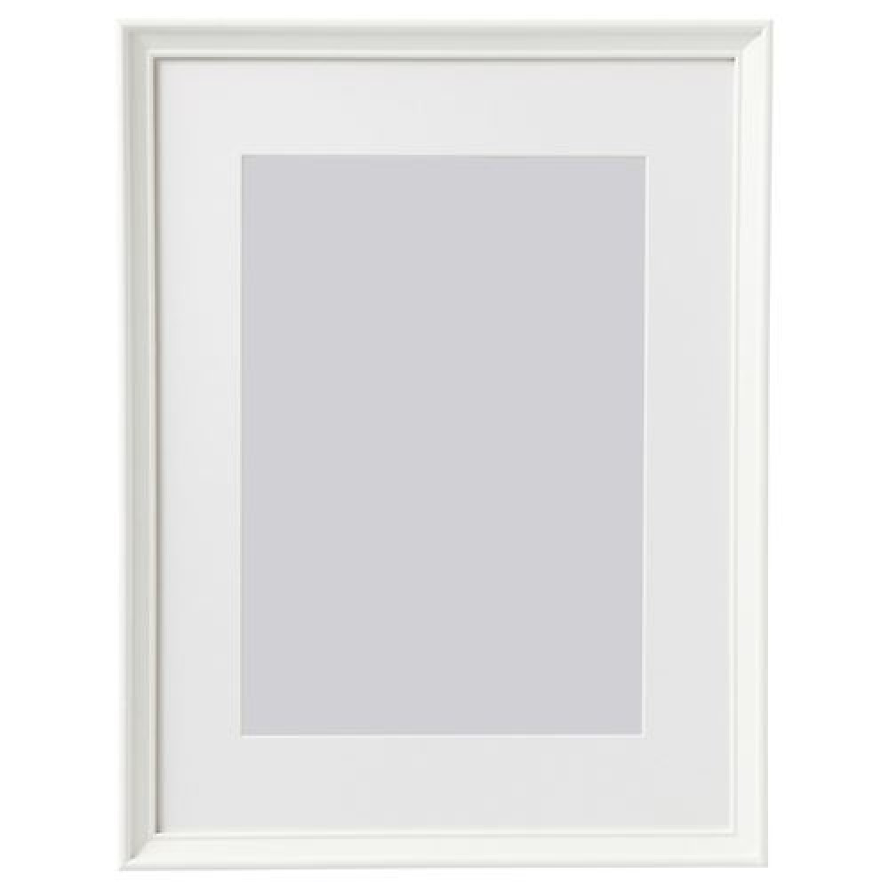 IKEA KNOPPÄNG - beyaz çerçeve, 30x40 cm (beyaz)