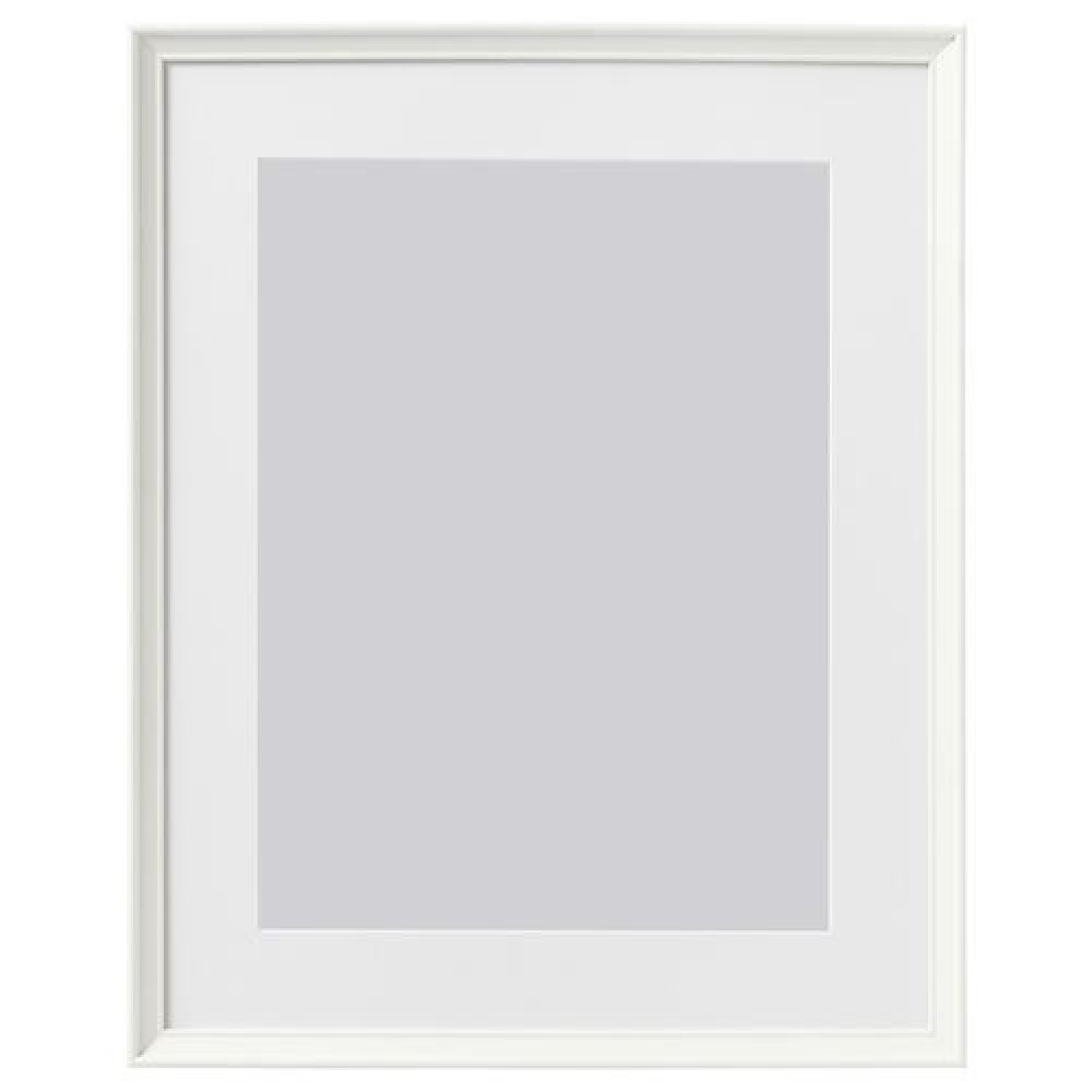 IKEA KNOPPÄNG - beyaz çerçeve, 40x50 cm (beyaz)