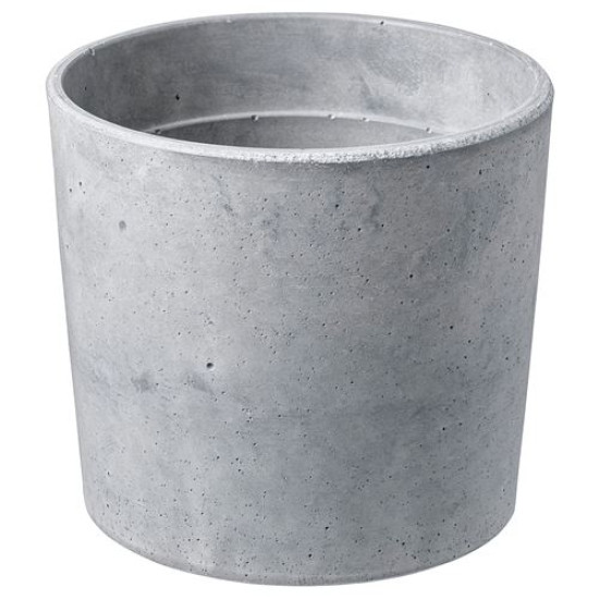 IKEA BOYSENBÄR - beton saksı, 12 cm (açık gri)