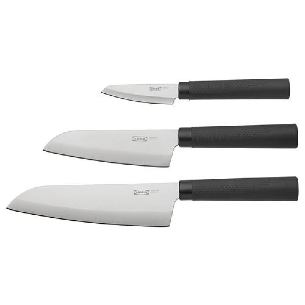 IKEA FÖRSLAG - bıçak seti (siyah)