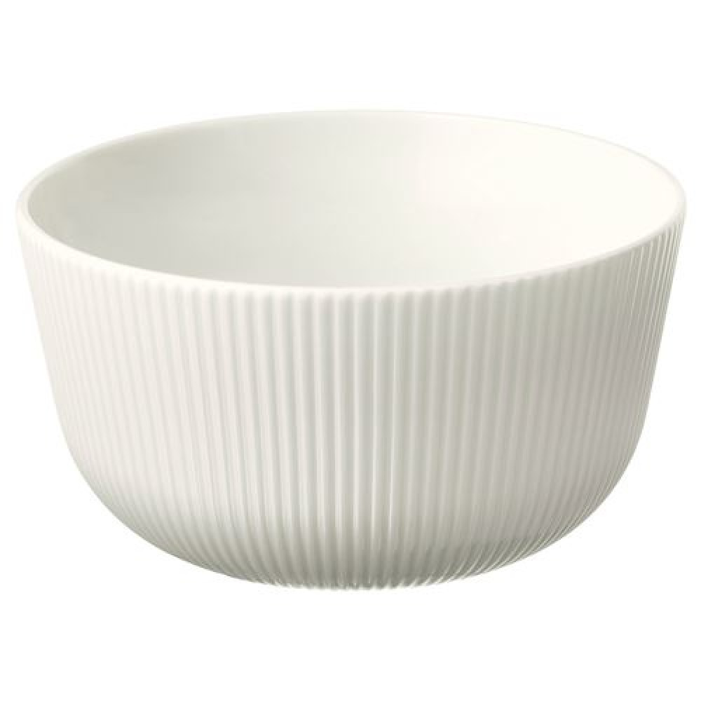 IKEA OFANTLIGT - porselen kase, 13 cm (beyaz)