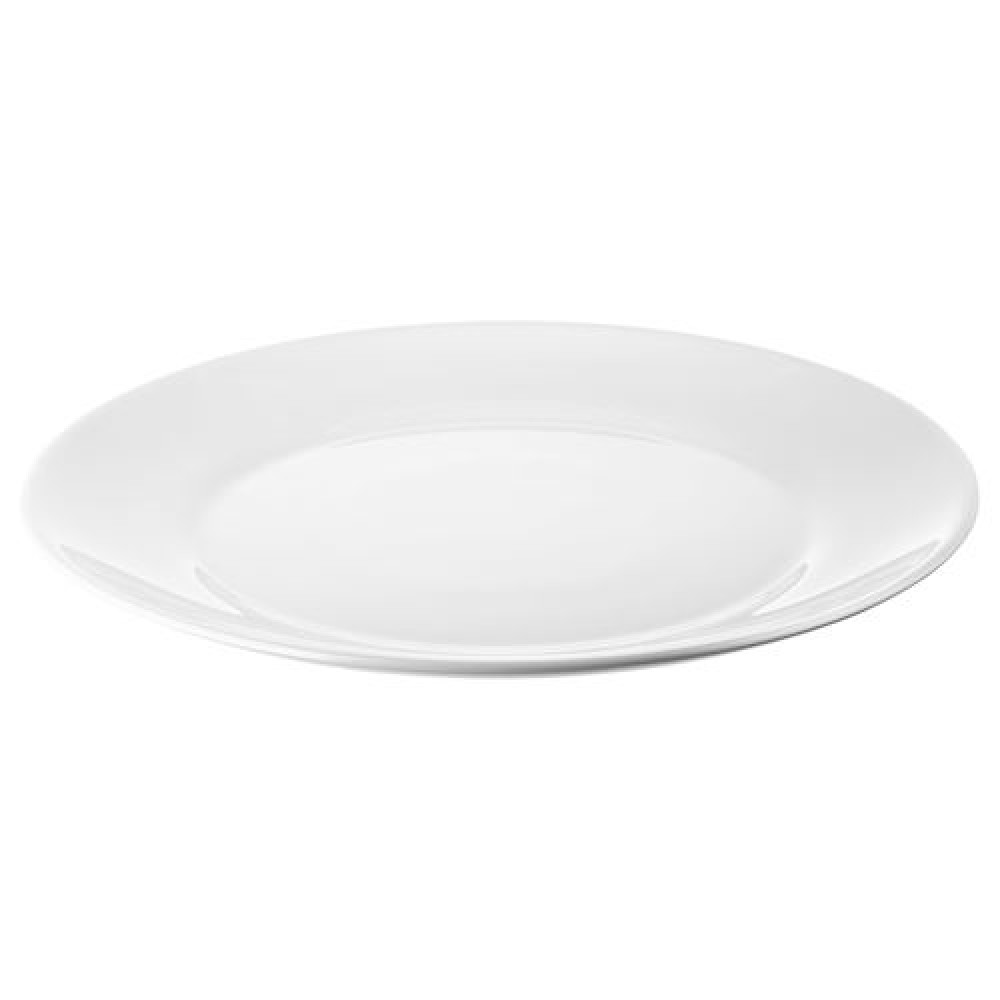 IKEA OFTAST - tabak, 25 cm (beyaz)
