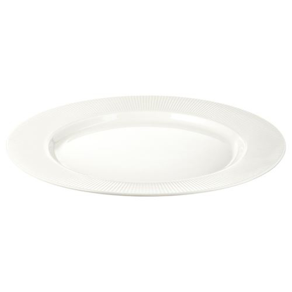 IKEA OFANTLIGT - tabak, 28 cm (beyaz)