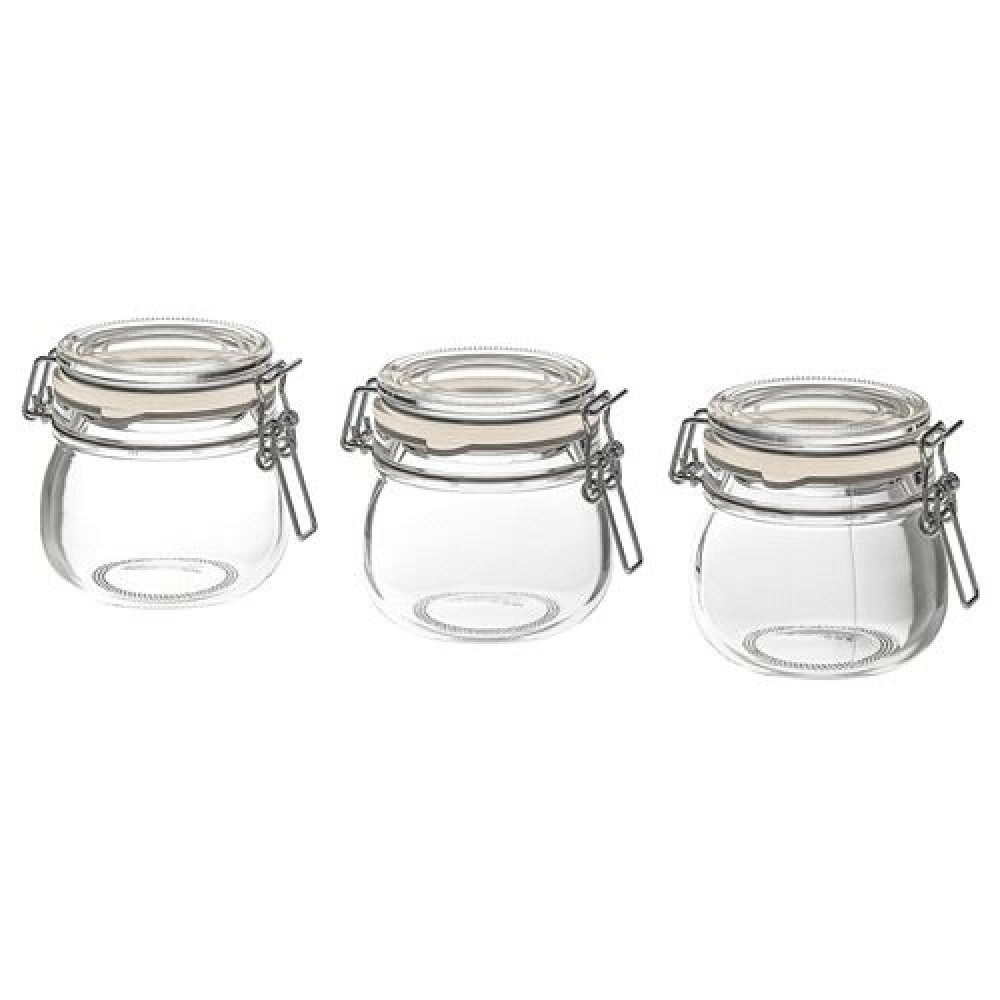 KORKEN - kapaklı cam kavanoz, 13 cl (cam)