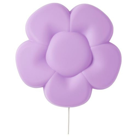 ikea-upplyst-çocuk-duvar-lambası-lila-lila