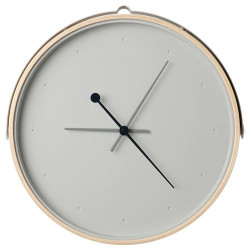 IKEA ROTBLÖTA - duvar saati, 42 cm (açık gri)