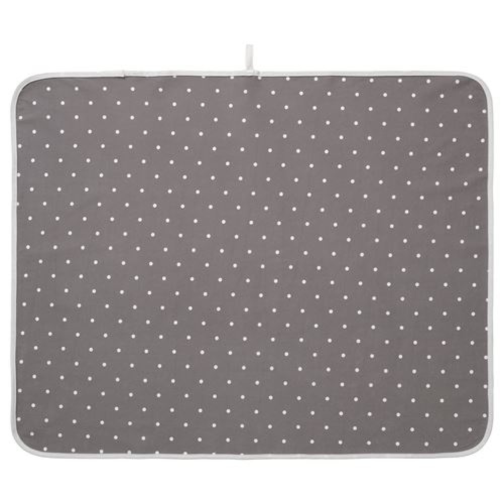 IKEA LEN - bebek alt değiştirme pedi, 90x70 cm (gri-noktalı)