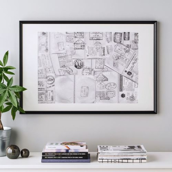 ikea-knopp-ng-siyah-çerçeve-61x91-cm-siyah-siyah