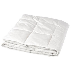 IKEA FJÄLLARNIKA - çift kişilik yorgan, hafif sıcak tutar (beyaz)