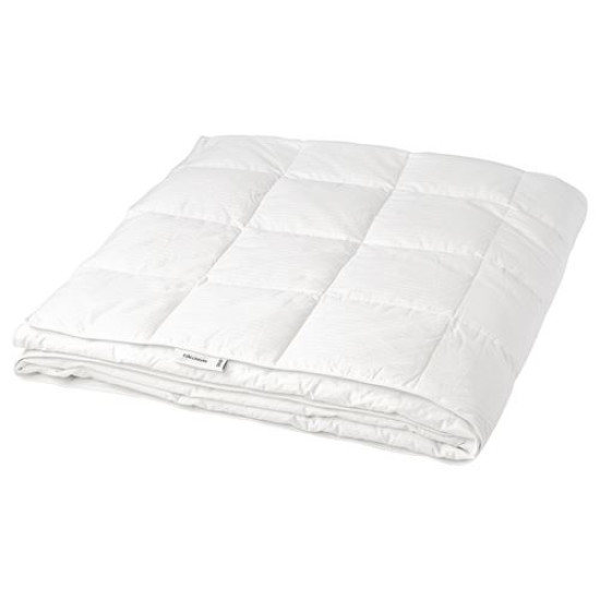 IKEA FJÄLLHAVRE - çift kişilik yorgan, hafif sıcak tutar (beyaz)