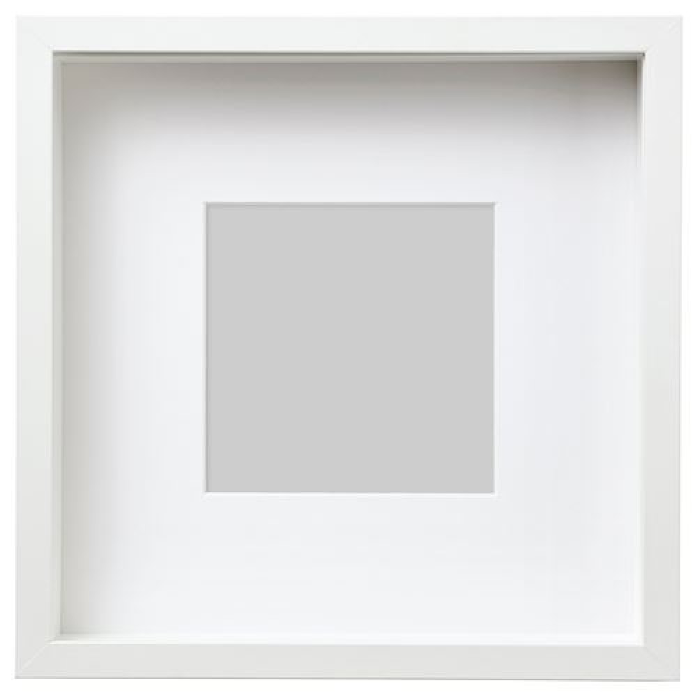 IKEA SANNAHED - beyaz çerçeve, 25x25 cm (beyaz)