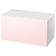 ikea-sm-stad-saklama-ünitesi-bank-90x50x48-cm-beyaz-uçuk-pembe-beyaz-uçuk-pembe