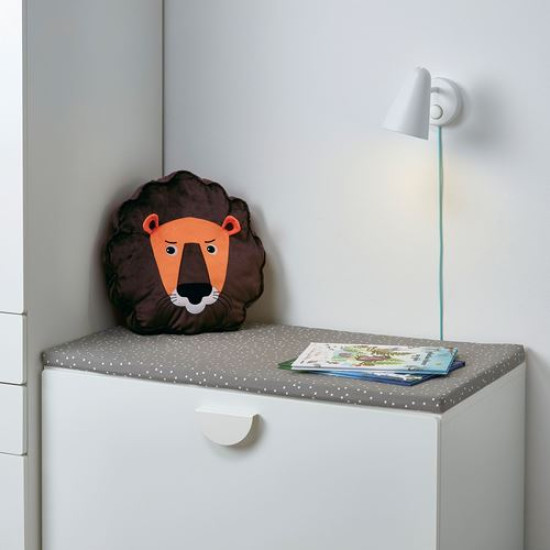 IKEA BÄNKKAMRAT - bank minderi, 90x50x3 cm (gri)