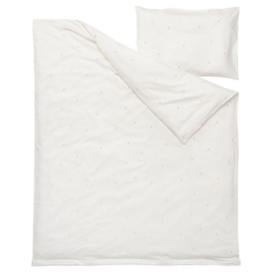 IKEA LENAST - bebek nevresim takımı, 110x125/35x55 cm (beyaz) beyaz