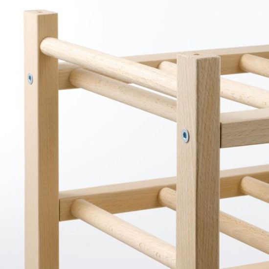 HUTTEN - şaraplık, 33x30x34 cm (masif ahşap) masif ahşap