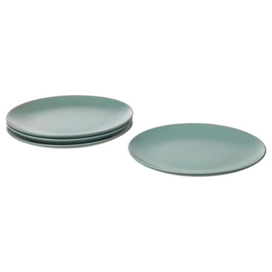 ikea-f-rgklar-tabak-seti-26-cm-mat-açık-turkuaz-mat-açık-turkuaz