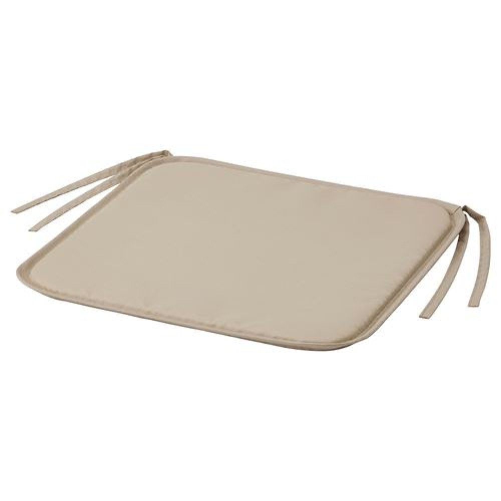 IKEA BRÄMÖN - sandalye minderi, 34x34x1 cm (gri-bej)