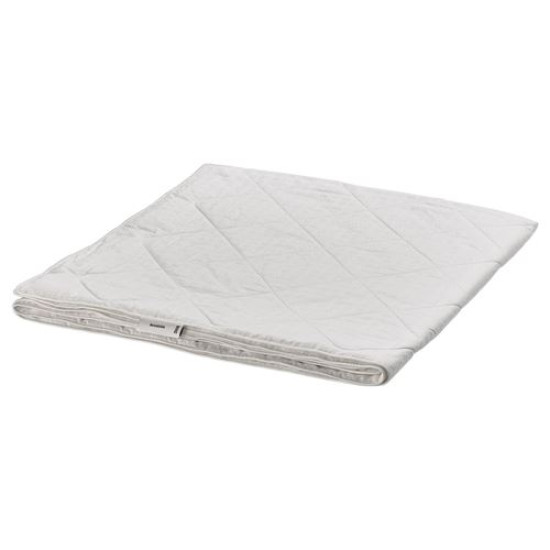 IKEA MJUKDÅN - tek kişilik yorgan, hafif sıcak tutar (beyaz) beyaz