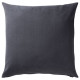 IKEA PLOMMONROS - kırlent kılıfı, 50x50 cm (koyu gri-gri) koyu gri-gri