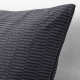IKEA PLOMMONROS - kırlent kılıfı, 50x50 cm (koyu gri-gri) koyu gri-gri