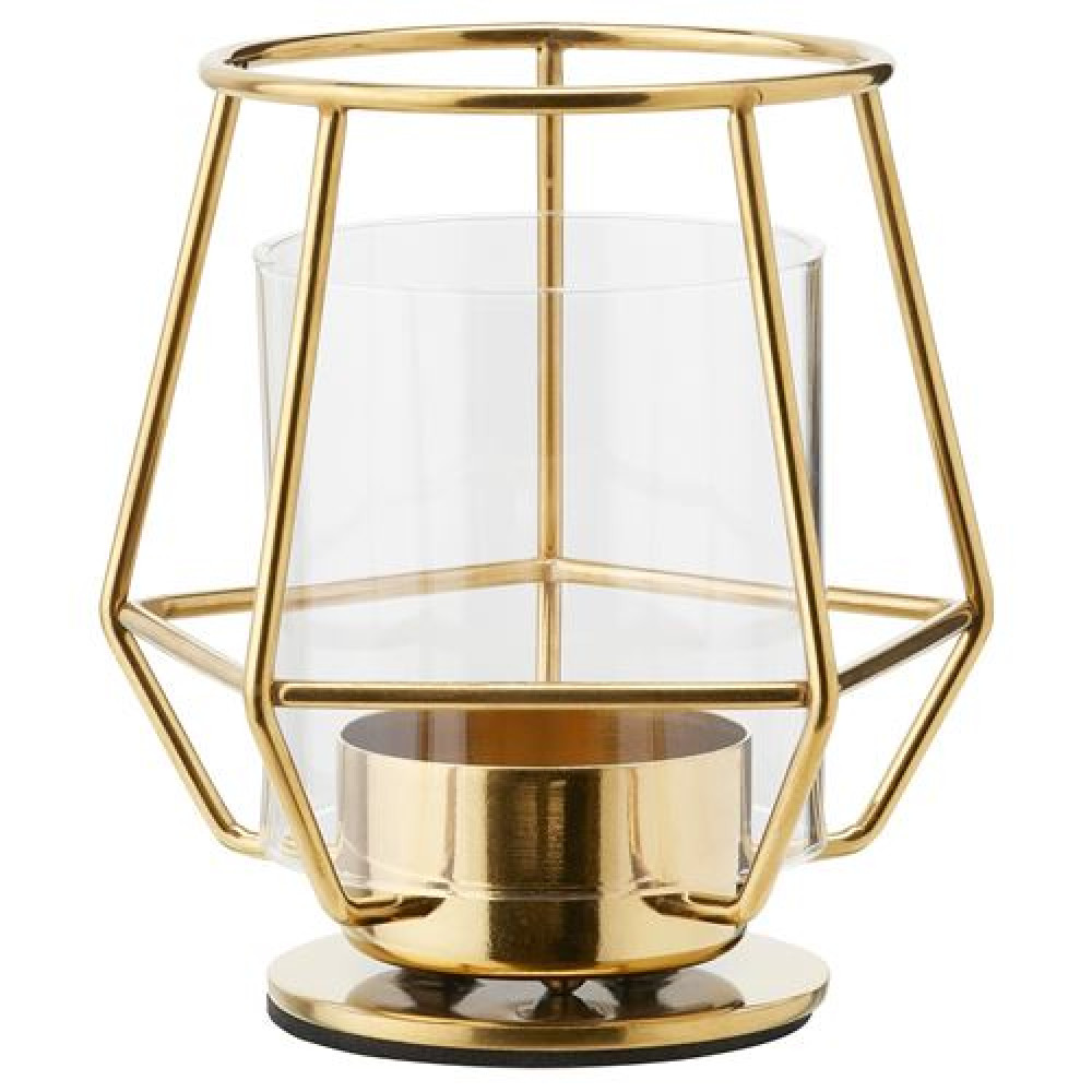 IKEA PÄRLBAND - tealight mumluk, 10 cm (sarı)
