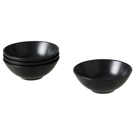 ikea-f-rgklar-seramik-kase-seti-16-cm-mat-koyu-gri-mat-koyu-gri