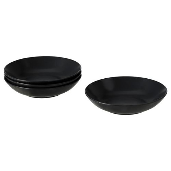 ikea-f-rgklar-çukur-tabak-seti-23-cm-mat-koyu-gri-mat-koyu-gri