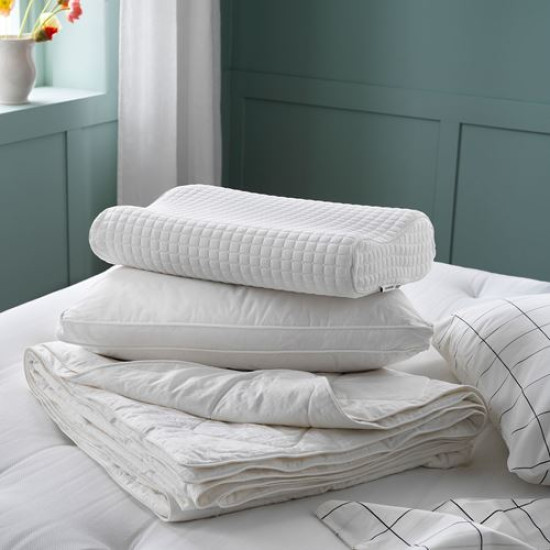 IKEA MJUKDÅN - tek kişilik yorgan, hafif sıcak tutar (beyaz) beyaz