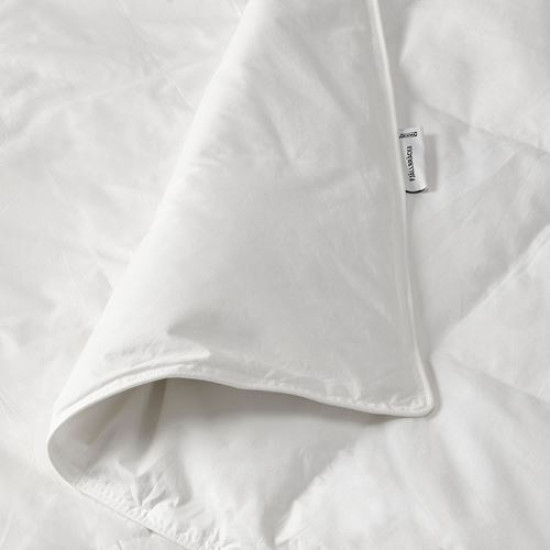 IKEA FJÄLLBRÄCKA - çift kişilik yorgan, sıcak tutar (beyaz) beyaz