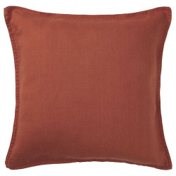 IKEA DYTÅG - kırlent kılıfı, 50x50 cm (kırmızı-kahverengi)