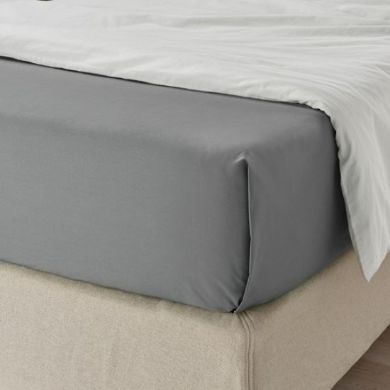 IKEA ULLVIDE - çift kişilik çarşaf, 240x260 cm (gri) gri