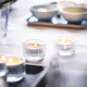 IKEA GLIMMA - tealight mum, 6 saat (beyaz)