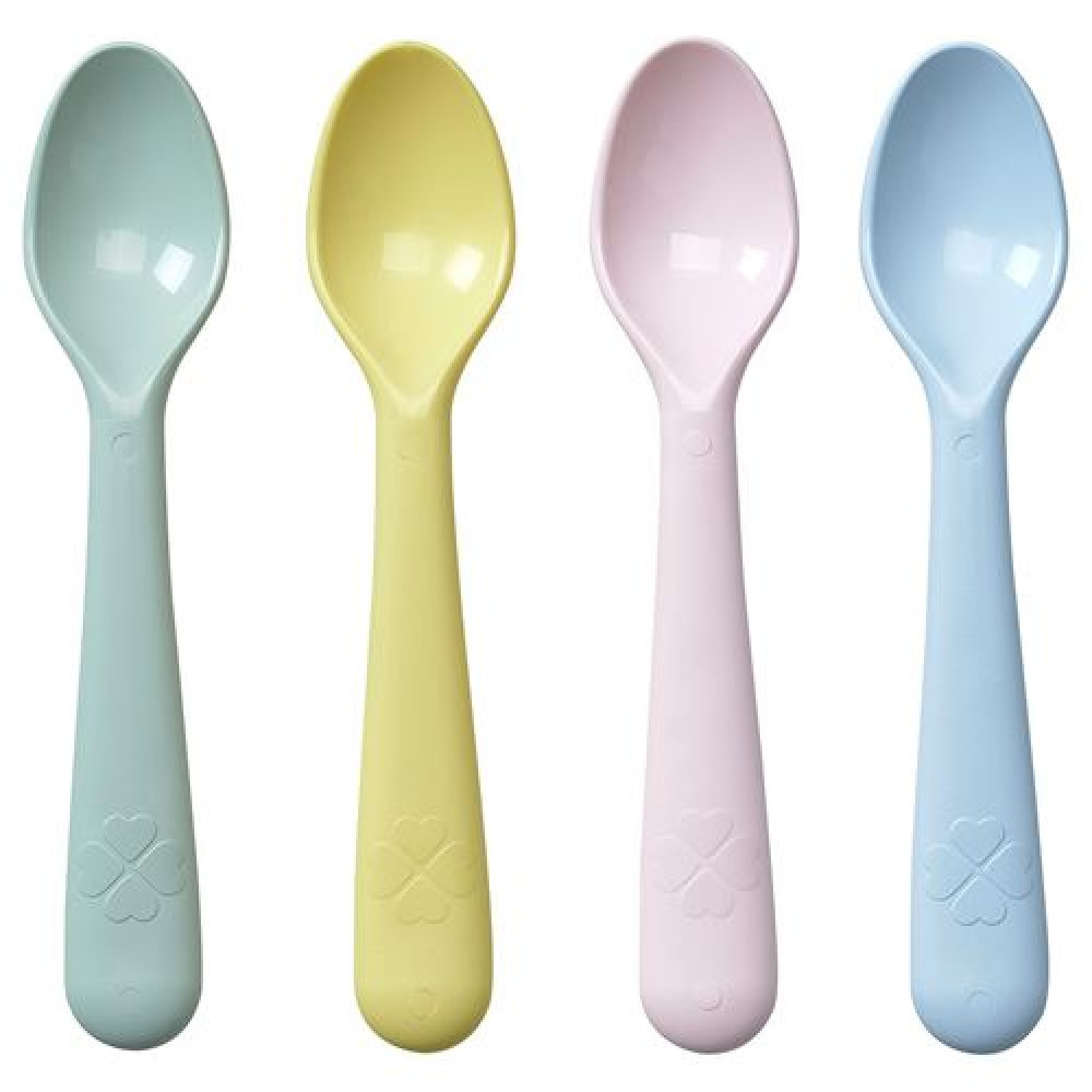 IKEA KALAS - çocuk kaşık seti (pastel tonlar)