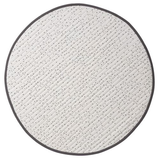 IKEA DRÖMSLOTT - bebek battaniyesi, 105 cm (sarı-beyaz)