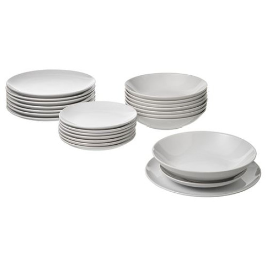 ikea-godmiddag-yemek-takımı-beyaz-beyaz