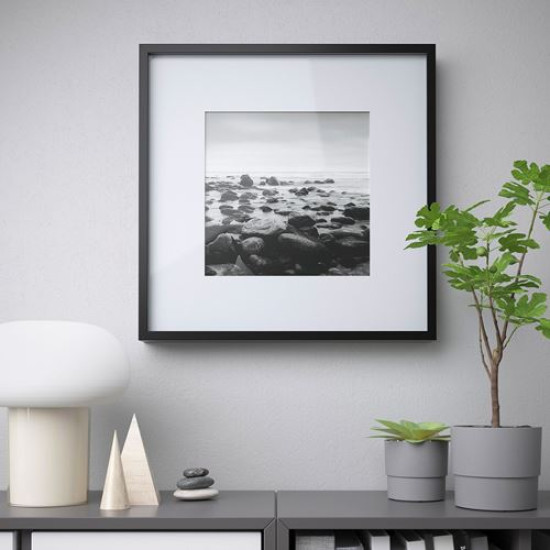 ikea-sannahed-siyah-çerçeve-50x50-cm-siyah-siyah