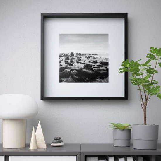 ikea-sannahed-siyah-çerçeve-50x50-cm-siyah-siyah