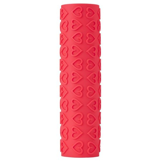 IKEA VINTERFINT - merdane kılıfı, 25 cm (kalp desenli-kırmızı)