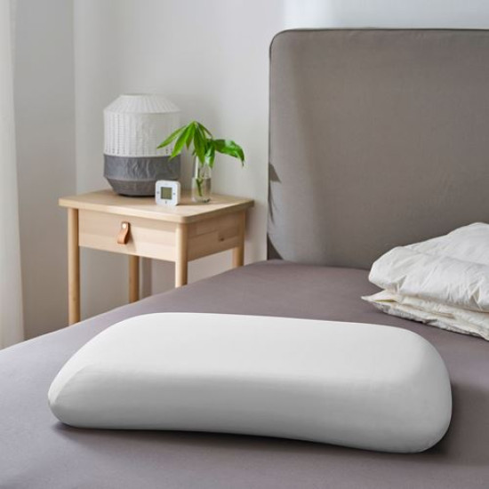 IKEA TÖCKENFLY - ergonomik yastık kılıfı, 29x43 cm (beyaz) beyaz