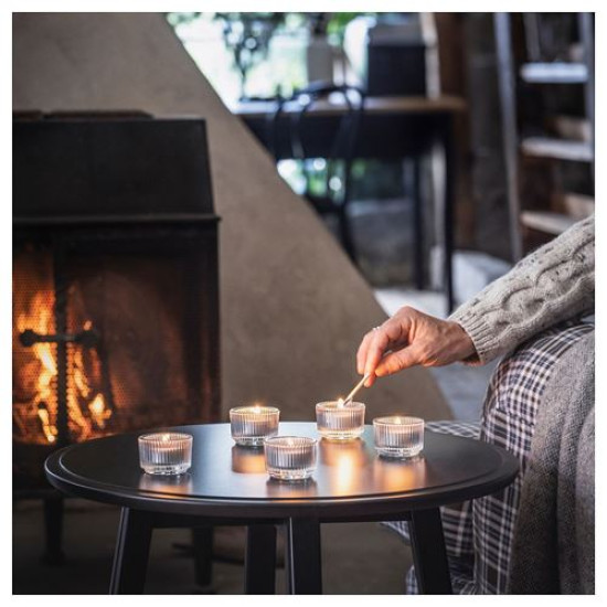 IKEA ENSTAKA - kokulu tealight mum, 3.5 saat (gri)