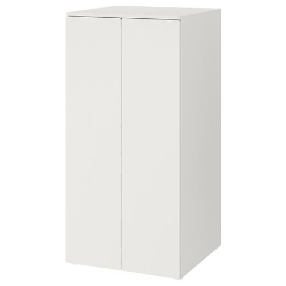 IKEA PLATSA/SMÅSTAD - çocuk gardırobu, 60x57x123 cm (beyaz)